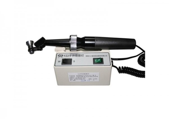 Small Size Hand Held Slit Lamp Easy Operation With Cold Light Illuminator