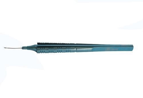 Textured Tip Slit Lamp Microscope Lens Forceps For Femtosecond Laser Surgery