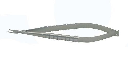 Curved Tip Ophthalmic Surgical Instrument Needle Holder 110 Mm Length