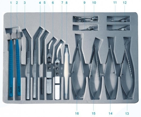 SYX16 Instrument Set for Small Incision Cataract Surgery( Code No.59006)