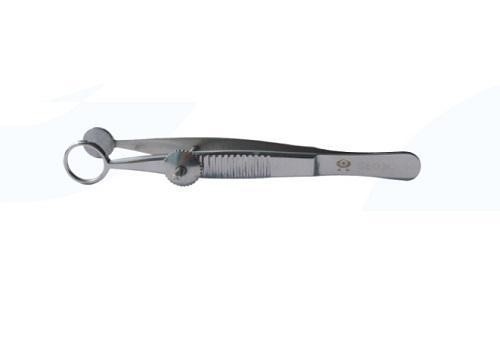 Round Blade Desmarres Chalazion Forceps Blade Diameter 12 Mm Total Length 90 Mm Surgical Instrument for Ophthalmic Opera